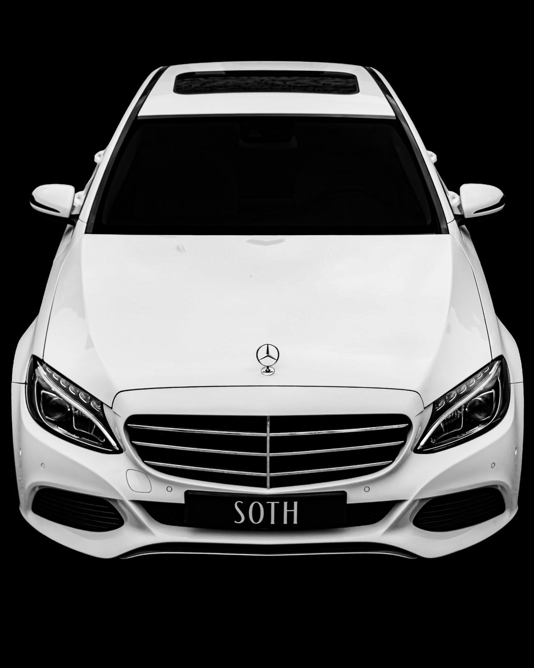 Grelha Classic Sport para Mercedes-Benz Classe C W205