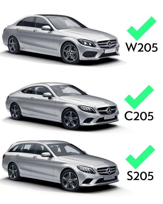 Classic Sport Grill voor Mercedes-Benz C-Klasse W205