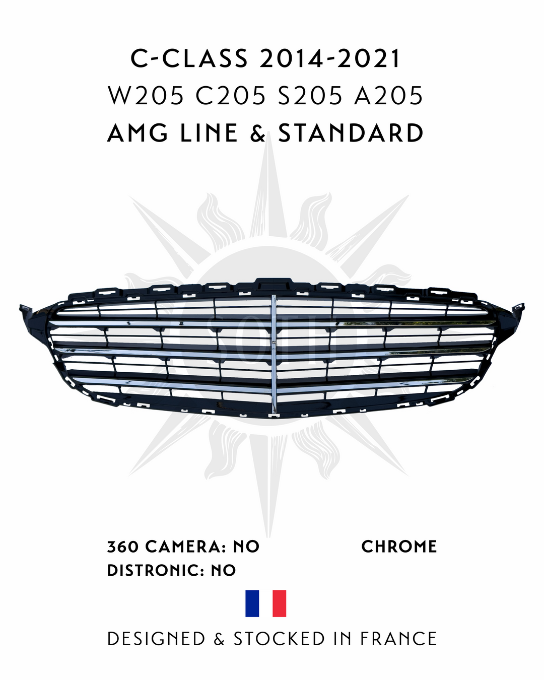 Classic Sport Grille – Mercedes-Benz C-Sarja W205