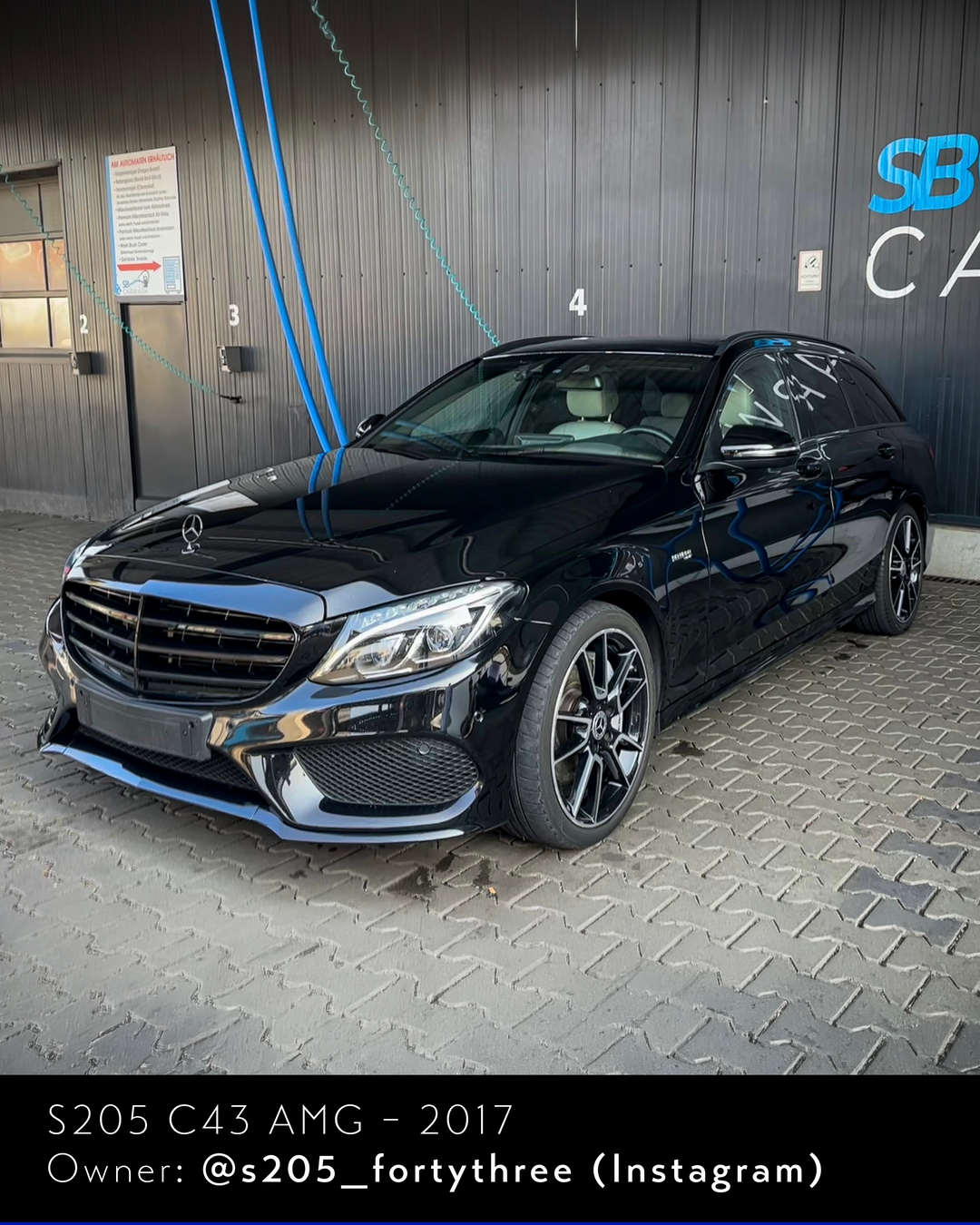 Classic Sport Kühlergrill für Mercedes-Benz C-Klasse W205