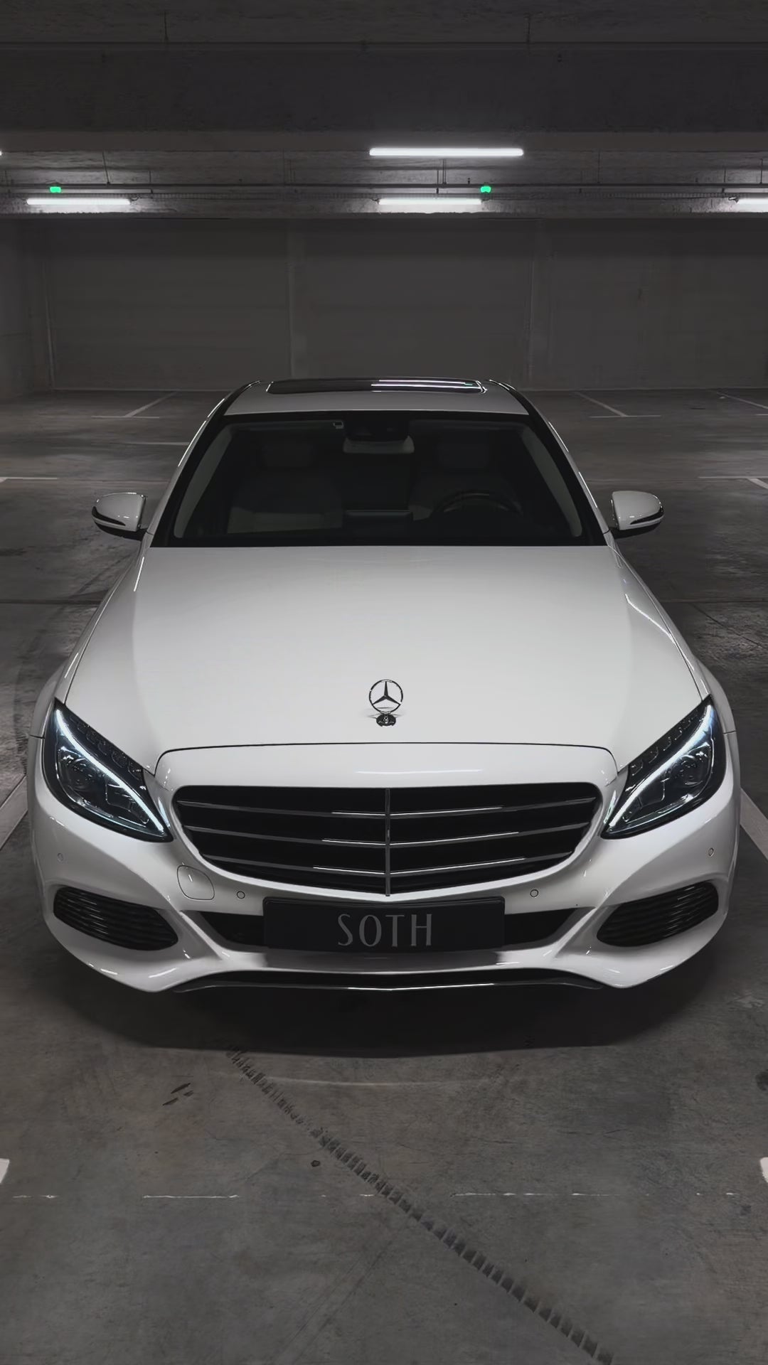 Classic Sport Grill voor Mercedes-Benz C-Klasse W205
